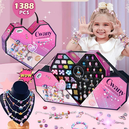 🎅Early Christmas Sale 49% OFF 🎁 Girls Charm Bracelet Making Kit