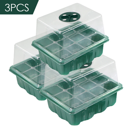 Spring Hot Sale 50%🌱Adjustable Humidity Seed Starter Trays with Grow Light