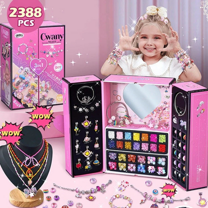 🎅Early Christmas Sale 49% OFF 🎁 Girls Charm Bracelet Making Kit