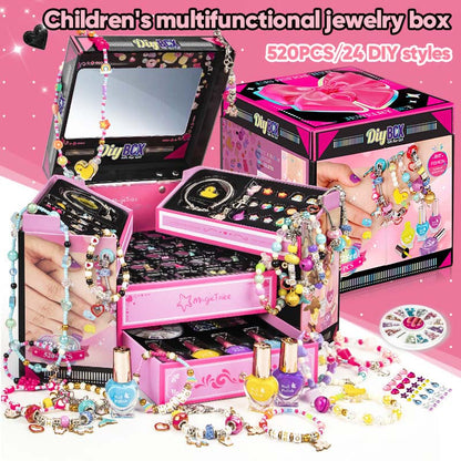 🎅Early Christmas Sale 49% OFF 🎁 Girls Charm Bracelet Making Kit